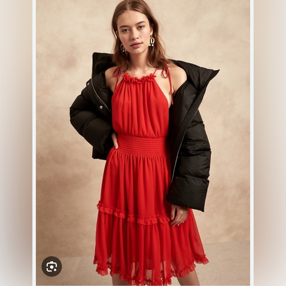 Banana Republic Red Mini Dress